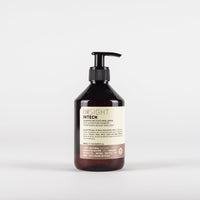 "NSIGHT INTECH Professional Gentle Moisture Shampoo 400ml in sustainable black bottle with organic extracts, salon-exclusive Italian haircare