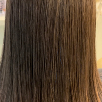 Smooth, sleek hair after INTECH Professional Organic Smoothing Hair Mask treatment showing salon-quality straightening results