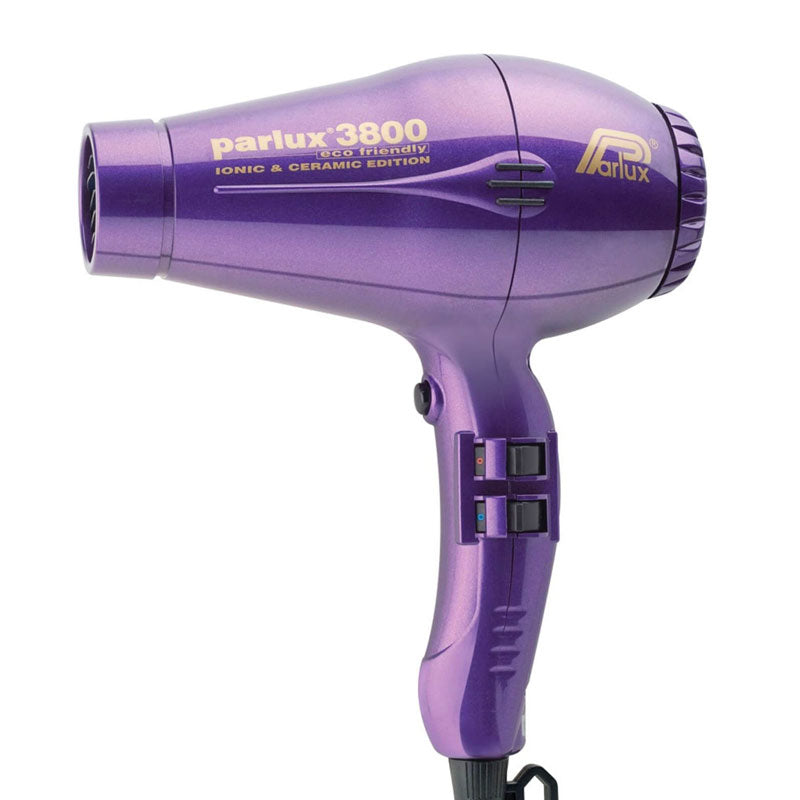 Parlux 3800 Eco Friendly Ionic & Ceramic Hair Dryer - Purple
