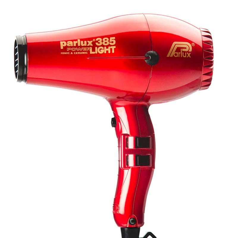 Parlux 385 Power Light Ceramic and Ionic Hair Dryer - Red