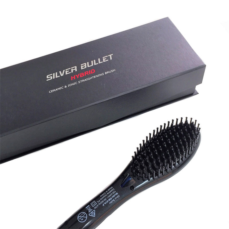 SILVER BULLET HYBRID - Ceramic and Ionic Straightening Brush